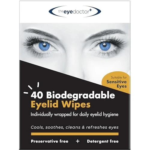 Zeitlich begrenztes Angebot: Eye Doctor Augenlidtücher für trockene und empfindliche Augen, 40 Stück von 13.99 € auf 13.99 € (0.00% Rabatt)