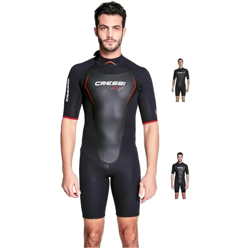 Offerta a tempo: Cressi ALTUM Man 3MM Shorty Wetsuit Black/Red L/4 - 15% da 91.99 € a 78.19 €
