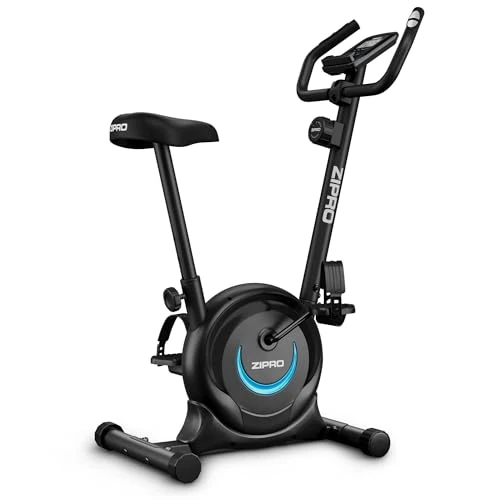 Offerta a tempo: ZIPRO Cyclette da Casa con 8 Livelli di Resistenza Magnetica, Supporto per Smartphone, Schermo LCD, Sella Regolabile, Cyclette per Casa per Più Esercizi, Ciclette Professionale da Camera (One S) - 0.00% da 119.00 € a 119.00 €