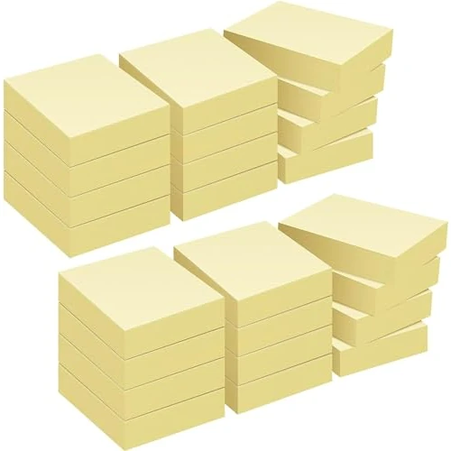 Offerta a tempo: ZCZN 2400 Foglietti Adesivi, Confezione da 24 Blocchetti, 51mm x 38 mm - 13% da 14.99 € a 12.99 €