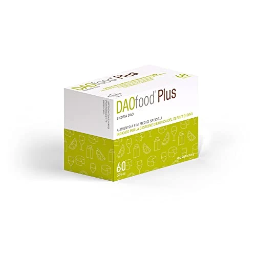 Offerta a tempo: DR Healthcare - DAOfood Plus - Enzima DAO - Quercetina e Vitamina C - Contribuisce all’Equilibrio dell’Istamina Alimentare - 60 Capsule con Mini-Compresse Gastroresistenti di DAO - 0.00% da 35.99 € a 35.99 €