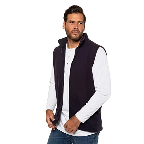 Limited-time offer: JP 1880 Men's Big & Tall Fleece Vest Navy Large 723305 70-L from 28.00 GBP to 28.00 GBP (save 0%)