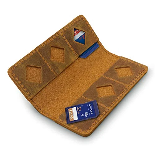 Limited offer: MegaGear Leather SD Card Holder with 12 Card Slots from 16.99 USD to 16.99 USD (save 0%)
