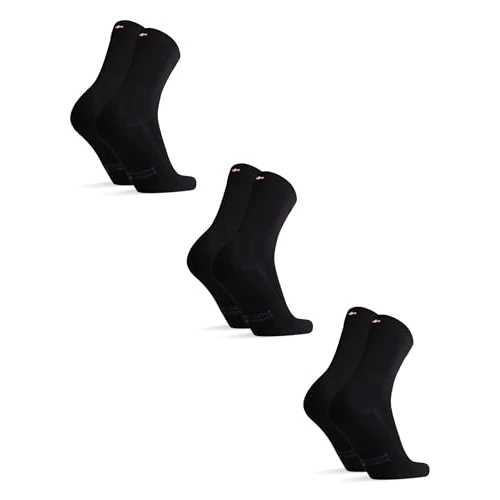 Limited-time offer: DANISH ENDURANCE Bamboo Socks, Breathable Anti Sweat Socks, for Men & Women, Unisex, 6 Pack, Black 3-pack, 6-8 from 22.95 £ to 22.95 £ (save 0.00%)