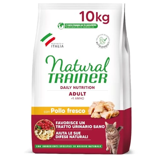 Limited offer: Trainer Natural Adult Cat Food, Dry Food with Chicken, 10 kg from 67.99 EUR to 50.99 EUR (save 25%)
