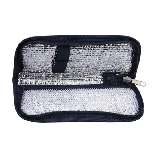 Offerta a tempo: Vobor Insulin Cooler Travel Case - Borsa Isotermica Per Insulina, Organizzatore Per Diabetico Sacchetto Di Raffreddamento Isolato Per Penna E Forniture Per Diabetici (Colore: Blu) - 34% da 16.69 € a 10.99 €