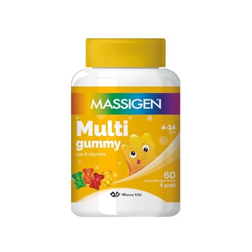 Massig Dailyvit+ Multigummy Supplementen, 60 Gum Snoepjes