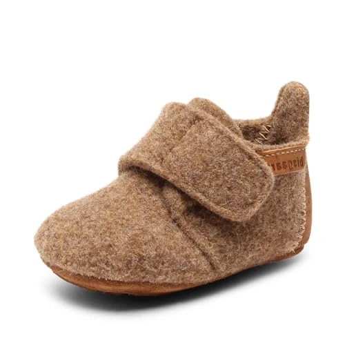 Offerta a tempo: Bisgaard Baby Wool Pantofole Bimba 0-24, Marrone (Camel 46), 18 EU - 15% da 44.95 € a 38.39 €