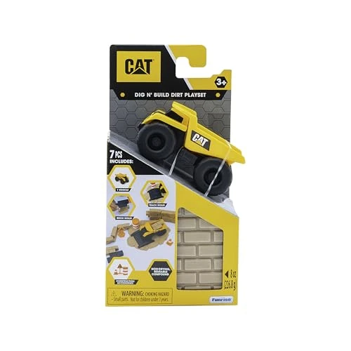 Offerta a tempo: CAT CatToysOfficial | Macchine e camion giocattolo per bambini | Set da costruzione - Camion ribaltabile, Sabbia artificiale, stampi | Decorazione, Regalo, Giocattoli per bambini 3 anni o più - 0.00% da 8.80 € a 8.80 €