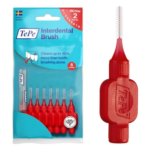 Oferta limitada: Cepillo Interdental TePe, Original, Rojo, 0,5 mm/ISO 2, 8 ud. de 5.49 € a 5.49 € (ahorro 0.00%)