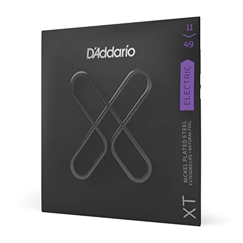 Offerta a tempo: D'Addario XTE1149, XT Corde in Acciaio Placcate al Nickel per Chitarra Elettrica, Scalatura Media, 11-49 - 0% da 12.70 € a 12.70 €