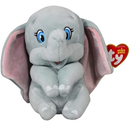 TY Floppy - Collezione Disney, Dumbo, Morbido Peluche da Collezionare, Idea Regalo per Grandi e Piccini - 20 cm - T41150