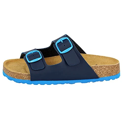 Lico BIOLINE KIDS Jongens Instapschoenen, Marineblauw/blauw, 34 EU