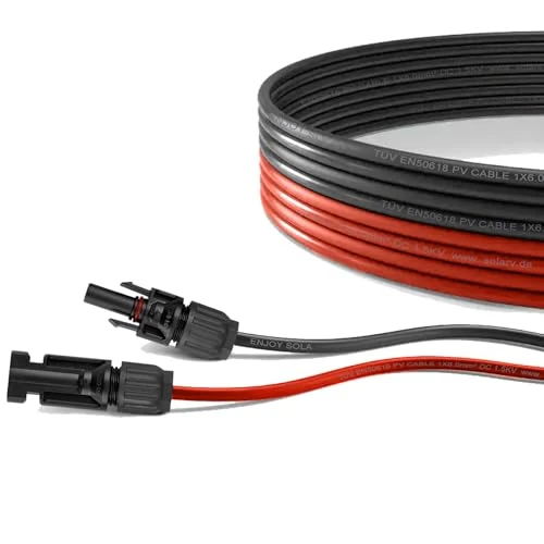 Tijdelijke aanbieding: enjoy solar 3 m professionele aansluitkabel 4 mm² voor zonnepaneel MC-4 van 17.94 € naar 17.94 € (0.00% korting)