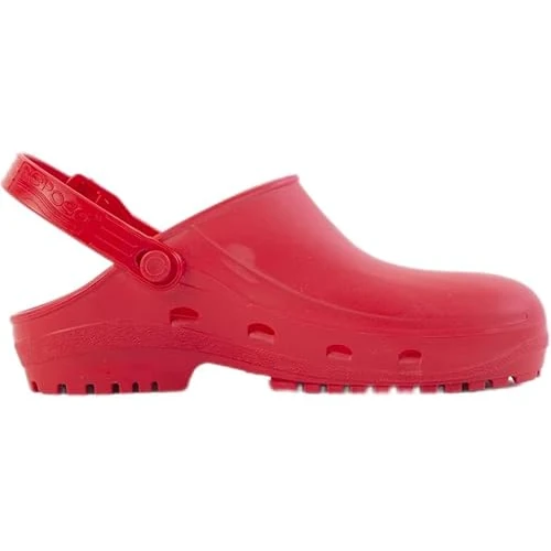 Offerta a tempo: REPOSA Max - Zoccoli Sanitari Donna e Uomo in Gomma con Suola Antiscivolo SRC, Ciabatte Sanitarie Anatomiche con Laccetto Regolabile, Scarpe Sanitarie Sterilizzabili Antishock Traspiranti Leggere - 33% da 32.90 € a 22.19 €