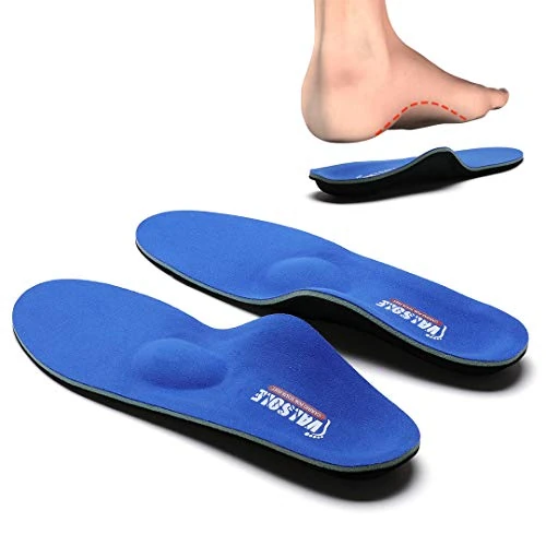 Limited-time offer: VALSOLE Orthotic Insole High Arch Foot Support Soft Medical Functional Insoles, Insert for Severe Flat Feet,Plantar Fasciitis,Feet Pain, Foot Valgus for Man and Woman (9.5-10 UK-290mm, Blue) from 22.99 £ to 22.99 £ (save 0.00%)