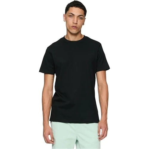 Urban Classics Herren Basic Tee 2-pack T-Shirt, black/white, 3XL