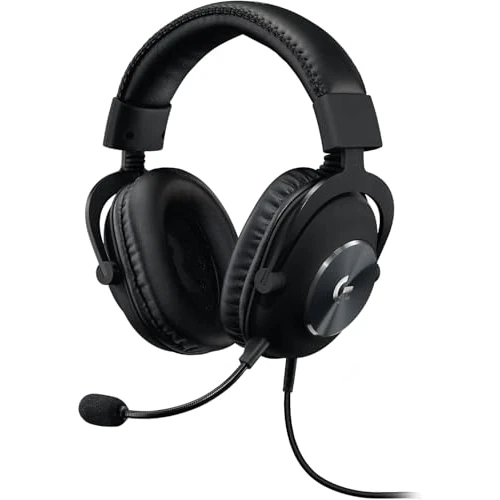 Begrenztes Angebot: Logitech G PRO X Gaming-Headset, Over-Ear Kopfhörer mit Blue VO!CE Mikrofon, kabelgebunden, DTS Headphone:X 7.1 für Esport Gaming, PRO-G 50mm Lautsprechern, PC/PS/Xbox/Nintendo Switch - Schwarz von 110.73 EUR auf 60.90 EUR (Rabatt 45%)