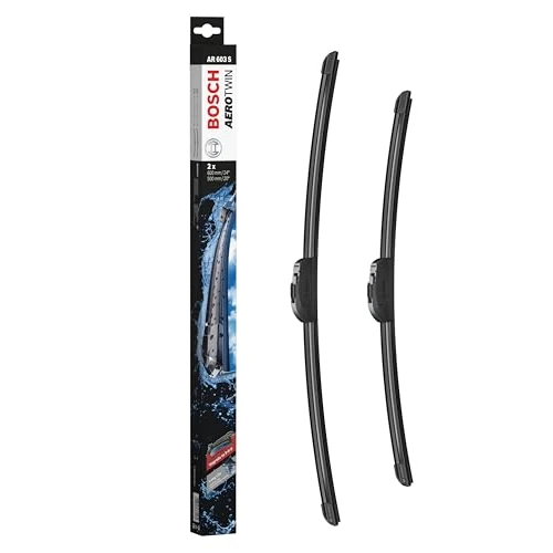 Bosch Wiper Blade Aerotwin AR603S, Length: 600mm/500mm − Set of Front Wiper Blades - Only for Left-Hand Drive (EU)