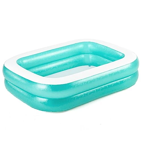 Offre limitée : Bestway 54005 Piscine Gonflable Familiale Translucide 200x146x48 cm de 29.95 € à 29.95 € (0.00% de remise)