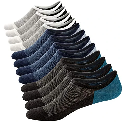 Offerta a tempo: Ueither Calzini Fantasmini Uomo Sneaker Calze Taglio Basso Corti，Calze Invisibili in Cotone (Colore 4 (6 Paia),44-48) - 0.00% da 14.99 € a 14.99 €