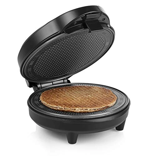 Tristar Gofrownica – 700 W, Ø 20 Cm, Zamknięcie Zabezpieczające, Uchwyty Utrzymujące Zimno