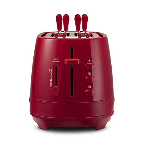 Zeitlich begrenztes Angebot: De Longhi CTLAP2203 Toaster mit Zange, 550 Watt. rot von 55.47 € auf 51.40 € (7% Rabatt)