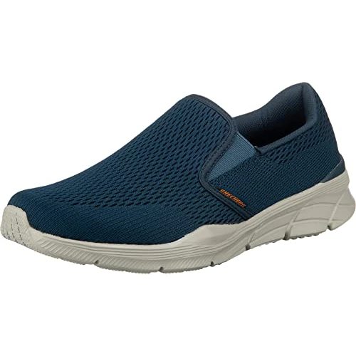Limited-time offer: Skechers Men's 232016 EQUALIZER 4.0 TRIPLE-PLAY Trainers, Navy Engineered Mesh/Orange Trim, 8 UK from 64.00 £ to 64.00 £ (save 0.00%)