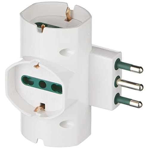 Limited offer: Vimar RI.00315.B Multiple-Adapter Vertical Flush Mount 3 Universal Sockets with Child Safety Plug (Large) Standard Italian Type S17 2P+T 16 A from 8.30 EUR to 5.32 EUR (save 36%)