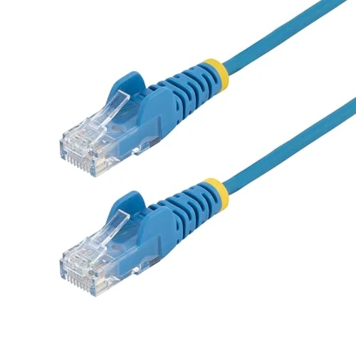 Limited offer: StarTech.com 0.5 m CAT6 Cable - Slim CAT6 Patch Cord - Blue - Snagless RJ45 Connectors - Gigabit Ethernet Cable - 28 AWG (N6PAT50CMBLS) from 14.82 USD to 14.82 USD (save 0%)