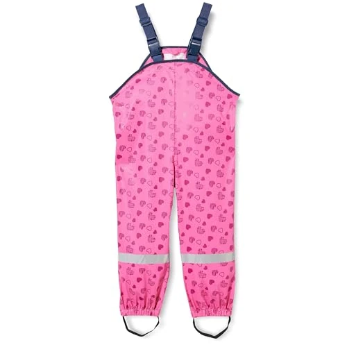 Oferta limitada: Playshoes Pantalones de Barro, Monos de lluvia para Unisex niños, Rosa (Pink 18 Corazones), 92 de 25.99 € a 20.79 € (ahorro 20%)