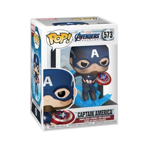Offerta a tempo: POP Funko Marvel: Captain America with Broken Shield & Mjolnir | Gadget Ufficiale Superheroes - Personaggio in Vinile da Collezione - Idea Regalo Compleanno per Fan e Collezionisti - 17% da 19.10 € a 15.90 €