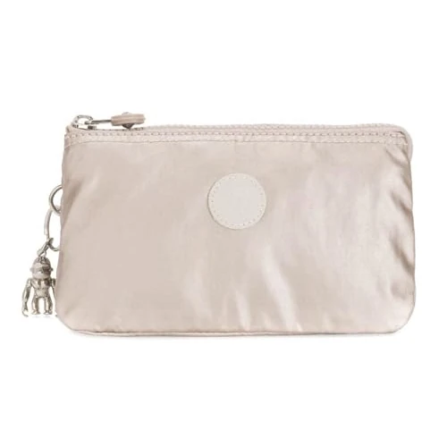 Begrenztes Angebot: Kipling CREATIVITY L Große Geldbörse, Beutel, Etuis, Metallic Glow (Silber) von 17.70 EUR auf 17.70 EUR (Rabatt 0%)