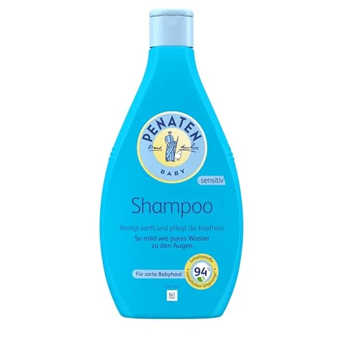 Tijdelijke aanbieding: Penaten 97552 Shampoo (400 ml), bijzonder zachte babyshampoo, voor babyzacht en gemakkelijk kambaar haar, zo mild als puur water voor de ogen, in recyclebare verpakking,400 ml (1er-pakket),transparant van 2.69 € naar 2.69 € (0.00% k