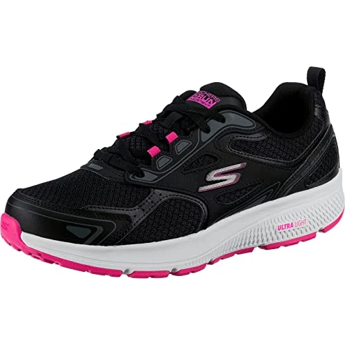 Offerta a tempo: Skechers Go Run Consistent, Scarpe da ginnastica Donna, Nero Black White Pink, 36 EU - 46% da 69.95 € a 37.95 €