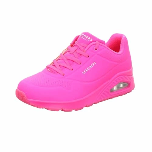 Offerta a tempo: Skechers Uno - Night Shades, Sneaker Donna, Pink Hot Pink Durabuck Htpk, 39 EU - 40% da 89.95 € a 53.99 €