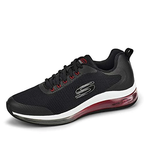 Offerta a tempo: Skechers Skech-air Element 2.0, Scarpe da Ginnastica Uomo, Blu Black Mesh Red Synthetic Trim Bkrd, 40 EU - 10% da 99.95 € a 89.99 €