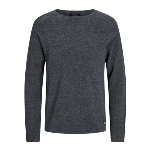 Offerta a tempo: JACK & JONES JJEHILL KNIT CREW NECK NOOS, Maglione, Uomo, Dark Grey Melange, L - 60% da 39.99 € a 15.97 €