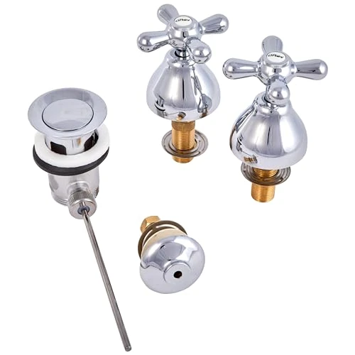 Oferta limitada: Paini - Liberty 306 - Grifo de batería para bidé con 3 orificios con asas en cruz, baño, cromado, diseño Liberty, íntegramente fabricado y fabricado en Italia de 108.53 EUR a 108.53 EUR (ahorro 0%)