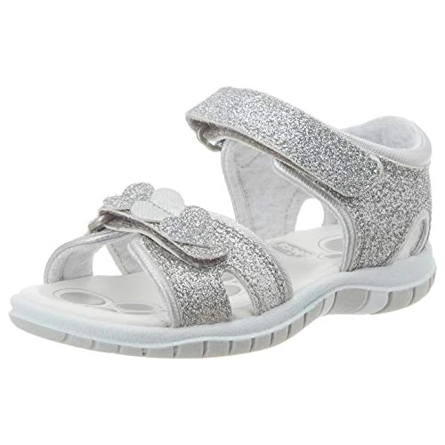 Oferta limitowana: Chicco, Fedra sandał, Regulowane sandały z podwójnym rzepem Dziewczęta, Srebrna, 29 z 131.84 zł na 131.84 zł (oszczędź 0.00%)