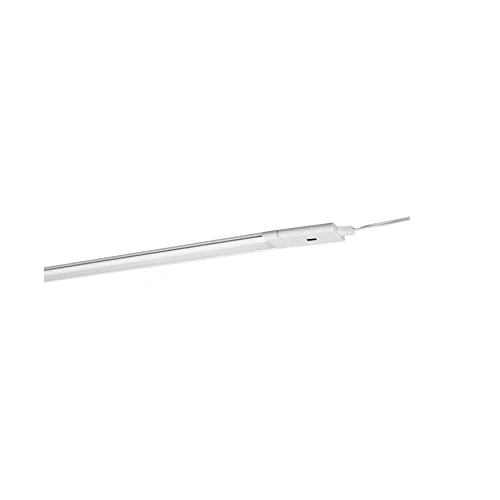 Battery powered luminaire LED: for cabinet undersides, Cabinet LED Slim / 10 W, 220…240 V, beam angle: 100°, Warm White, 3000 K, body material: polycarbon. (pc)/acrylonit., IP20, 1-pack
