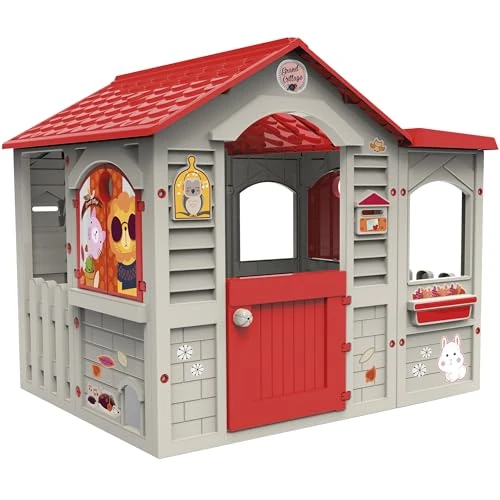 Offerta a tempo: Chicos - Grand Cottage XL Casetta per bambini | Casetta da giardino per bambini dai 2 anni in su | Resistente e durevole | Casetta (89627) - 25% da 159.99 € a 120.00 €
