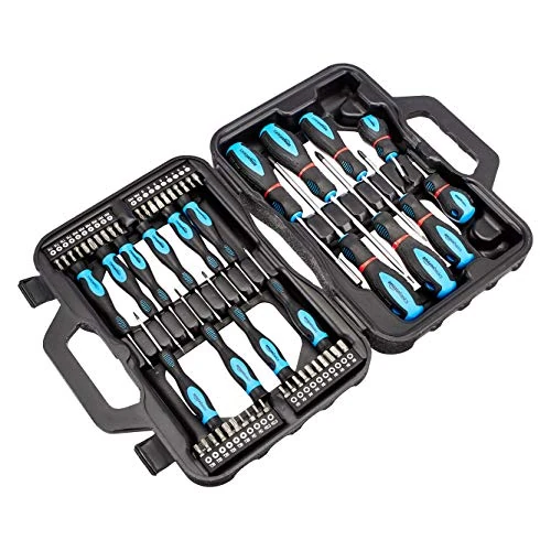 Oferta limitada: Amazon Basics Set de destornillador, ranurados de precisión Phillips, Torx, Negro, 58 Unidad de 29.99 EUR a 29.99 EUR (ahorro 0%)