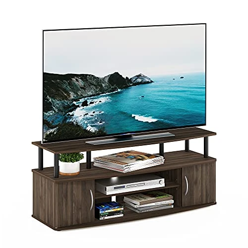 Offerta a tempo: Furinno Porta TV, Marrone (Columbia Walnut/Black), 40.31 x 119.9 x 49.61 cm - 0.00% da 109.58 € a 109.58 €