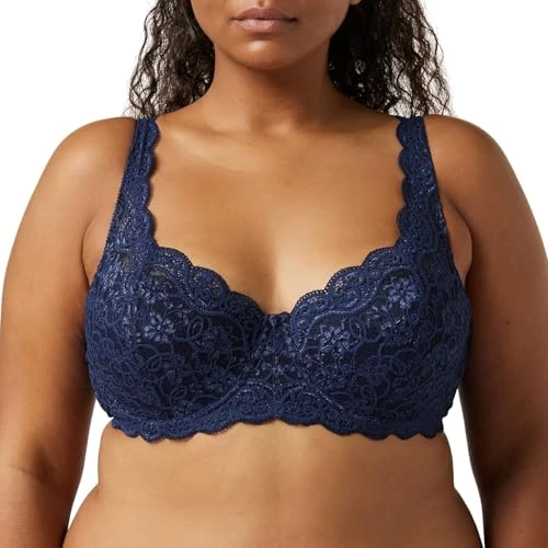 Limited offer: Triumph Amourette 300 WHP X Underwired Half Cup Padded Bra Deep Water 32A CS from 61.00 EUR to 61.00 EUR (save 0%)
