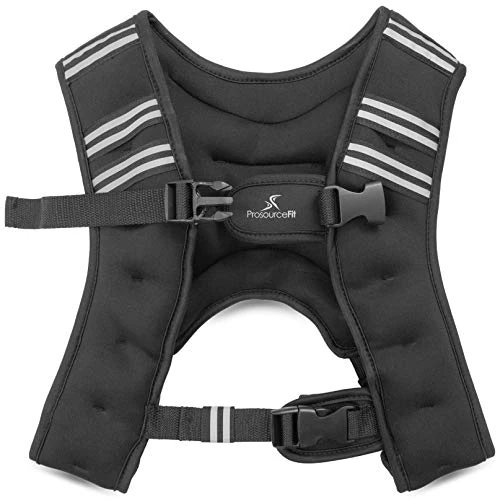 Limited-time offer: ProsourceFit Exercise Weighted Training Vest - 6lb, Black from 20.87 £ to 20.87 £ (save 0.00%)