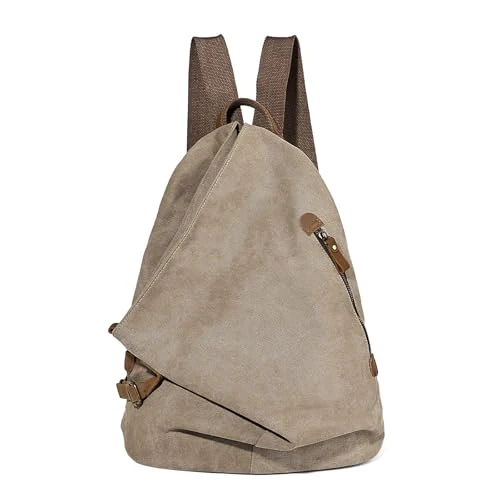 Offerta a tempo: Zaino vintage in tela - Zaino da viaggio grande casual Zaino da viaggio all'aperto Zaini da trekking Borsa a tracolla per uomo Donna - 36.82% da 70.89 € a 44.79 €