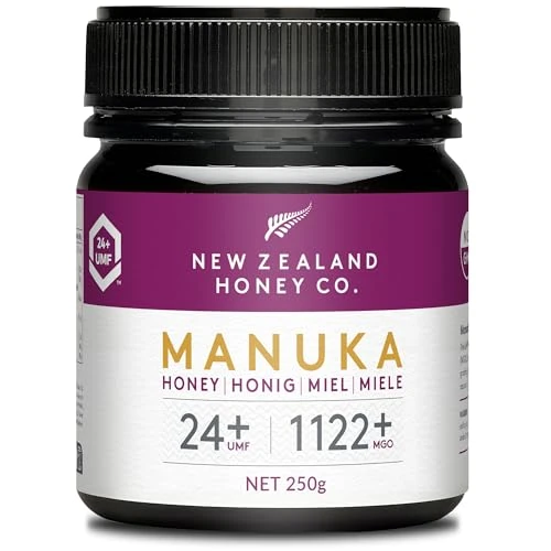 New Zealand Honey Co. Miele di Manuka MGO 1122+ / UMF 24+ | Attivo e lordo | Prodotto in Nuova Zelanda | 250g