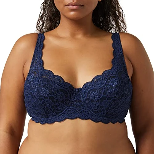 Offerta a tempo: Triumph Amourette 300 Whp X, Reggiseno Imbottito con Ferretto Donna, Blu (Deep Water), 1C - 51% da 53.50 € a 26.08 €