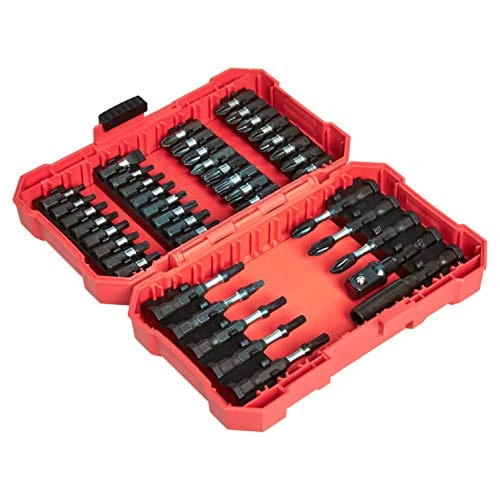 Offre limitée : Amazon Basics Coffret d’embouts cruciformes, plats et Torx 42 pièces pour visseuse à chocs, One Size de 19.34 € à 19.34 € (0.00% de remise)
